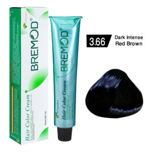 Bremod Hair Color Cream 3.66 Dark Intense Red Brown