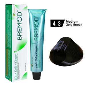 Bremod Hair Color Cream 4.3 Medium Gold Brown
