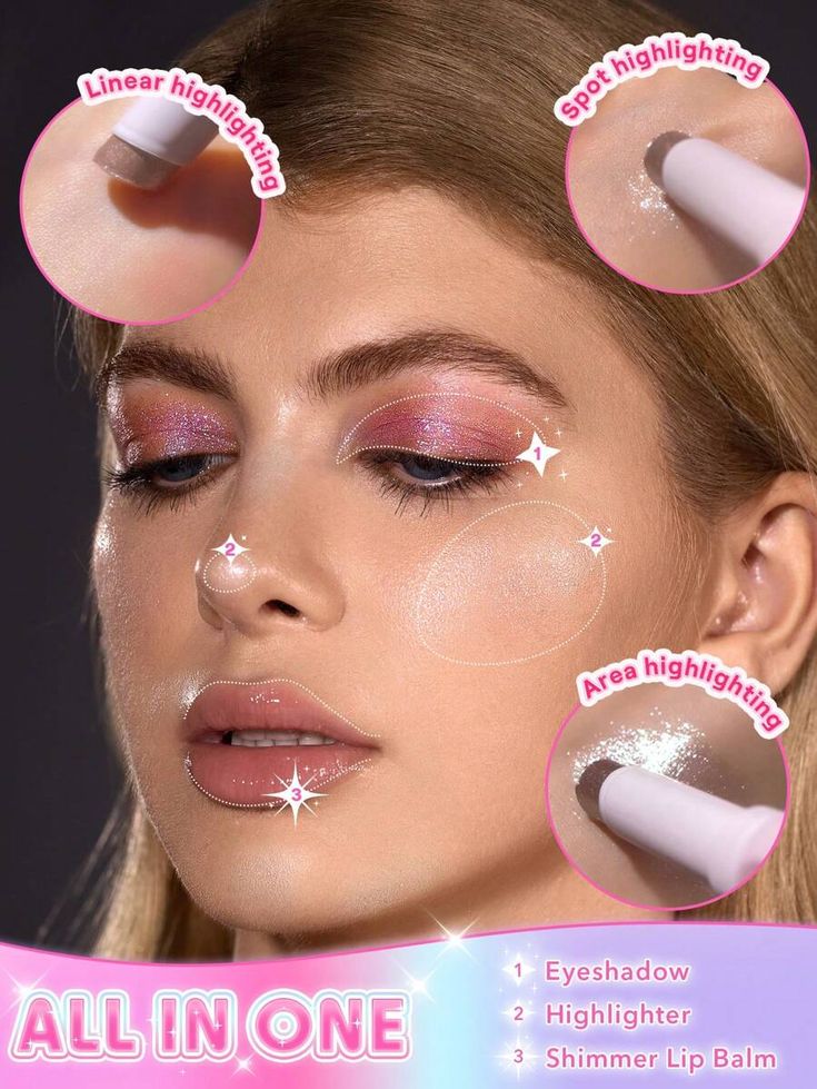 SHEGLAM Crystal Jelly Glaze Stick – Fuchsia Fun - Image 4