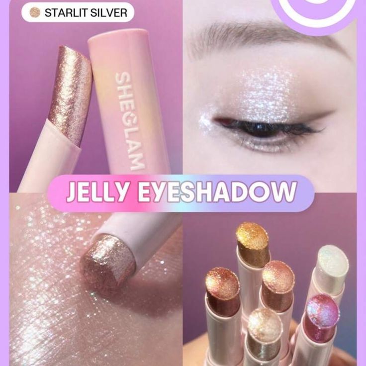 SHEGLAM Crystal Jelly Glaze Stick – Starlit Silver - Image 2