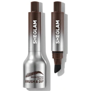 SHEGLAM Brow-fection Angled Brush & Dip Liquid Eyebrow Gel Pen – Chocolate