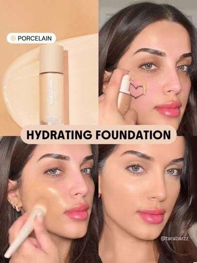 SHEGLAM Skinfinite Hydrating Foundation – Porcelain - Image 2