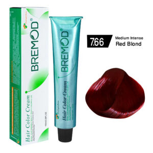 Bremod Hair Color Cream 7.66 Medium Intense Red Blond